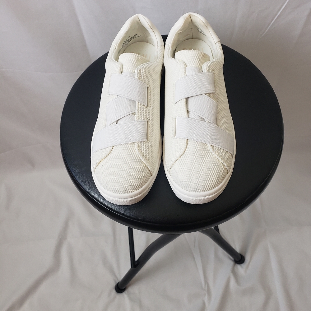 New Fabletics Demi Lavoto white mesh sneakers